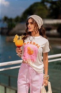 T-shirt Aperol Branca