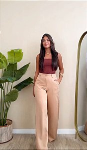 Calça Alfaiataria Allana Nude