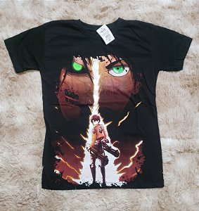 Camisa - shingeki no kyojin / tamanho P
