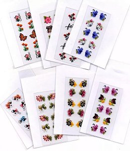 Adesivo de unha - 20 Unidade