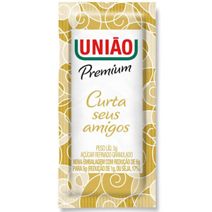 Açucar Uniao Premium Sache - Embalagem 1X400X5 GR