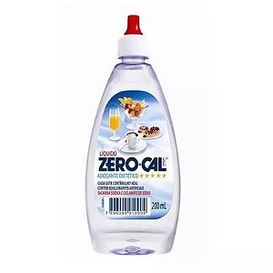 Adoçante Liquido Zero Cal - Embalagem 12X200 ML - Preço Unitário R$9,17