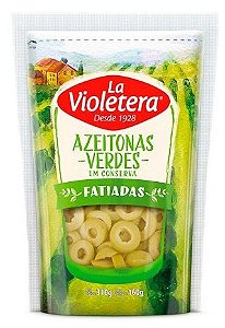 Azeitona Verde Sache La Violetera Fatiada - Embalagem 24X160 GR - Preço Unitário R$6,7