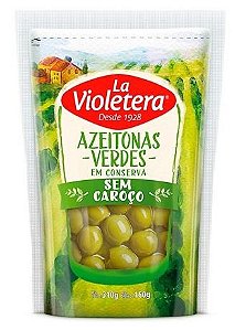 Azeitona Verde Sache La Violetera Sem Caroço - Embalagem 24X160 GR - Preço Unitário R$8,84