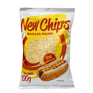 Batata Palha New Chips - Embalagem 20X100 GR - Preço Unitário R$2,98