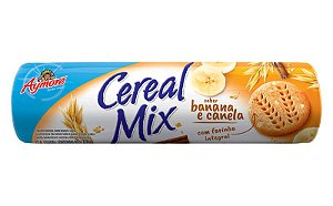 Biscoito Aymore Cereal Mix Banana Com Canela - Embalagem 40X135 GR - Preço Unitário R$3,03