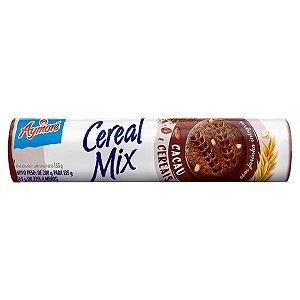 Biscoito Aymore Cereal Mix Cacau e Cereais - Embalagem 40X135 GR - Preço Unitário R$2,96
