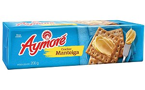Biscoito Aymore Cream Cracker Manteiga - Embalagem 40X200 GR - Preço Unitário R$3,67