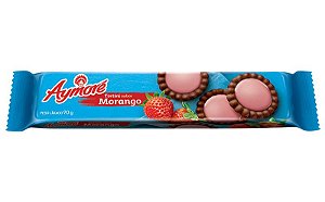 Biscoito Aymore Tortini Morango E Chocolate - Embalagem 65X90 GR - Preço Unitário R$2,33