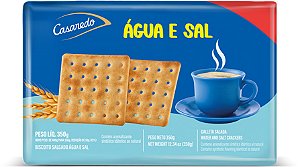 Biscoito Casaredo Agua E Sal - Embalagem 20X350 GR - Preço Unitário R$4,62