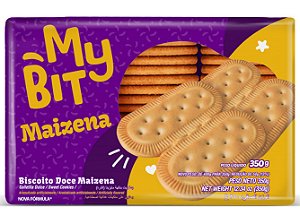Biscoito My Bit Maizena - Embalagem 20X350 GR - Preço Unitário R$4,25