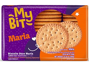 Biscoito My Bit Maria - Embalagem 20X350 GR - Preço Unitário R$4,38