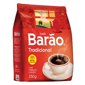 Cafe Barao Tradicional - Embalagem 20X250 GR - Preço Unitário R$9,07