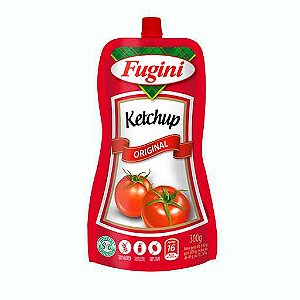 Catchup Fugini Tradicional - Sache Com Bico - Embalagem 1X300 GR