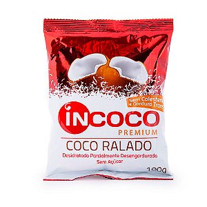 Coco Ralado Incoco Desidratado Sem Açucar - Embalagem 24X100 GR - Preço Unitário R$2,85