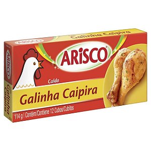 Caldo Arisco Galinha Caipira - Embalagem 10X114 GR - Preço Unitário R$3,15