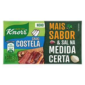 Caldo Knorr Costela - Embalagem 10X57 GR - Preço Unitário R$2,33