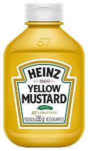 Mostarda Heinz Pet Tradicional - Embalagem 1X255 GR
