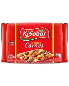 Tempero Em Po Ki Sabor Tempera Facil Carne - Vermelho - Embalagem 30X60 GR - Preço Unitário R$2,01
