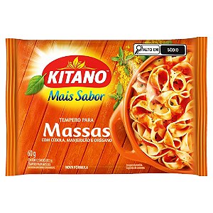 Tempero Em Po Mais Sabor Kitano Massas - Laranja 60Gr - Embalagem 12X60 GR - Preço Unitário R$3,26