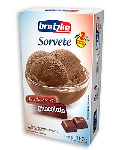 Po De Sorvete Bretzke Chocolate - Embalagem 24X150 GR - Preço Unitário R$3,29