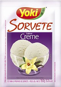 Po Para Sorvete Yoki Creme - Embalagem 12X150 GR - Preço Unitário R$5,72