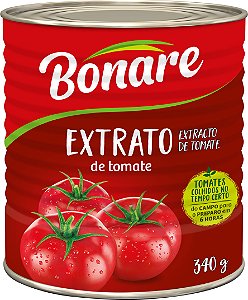 Extrato De Tomate Bonare Lata - Embalagem 24X340 GR - Preço Unitário R$3,63