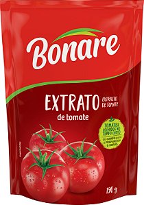 Extrato De Tomate Bonare Sache - Embalagem 24X190 GR - Preço Unitário R$1,23
