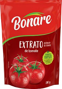 Extrato De Tomate Bonare Sache - Embalagem 24X190 GR - Preço Unitário R$1,34