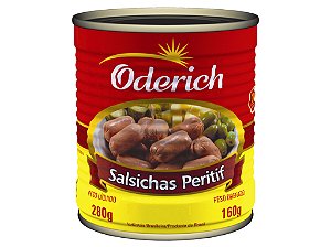 Salsicha Oderich Peritif - Embalagem 24X160 GR - Preço Unitário R$4,67