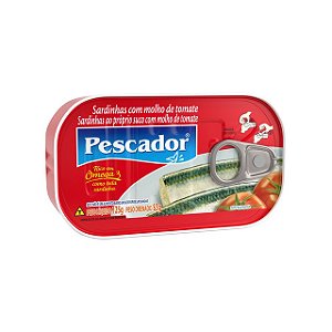 Sardinhas Laje Pescador Molho De Tomate - Embalagem 1X125 GR