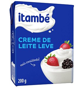 Creme De Leite Tetrapack Itambe - Embalagem 27X200 GR - Preço Unitário R$4,54