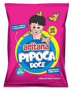 Pipoca Doce Aritana 80G - Embalagem 10X80 GR - Preço Unitário R$1,54