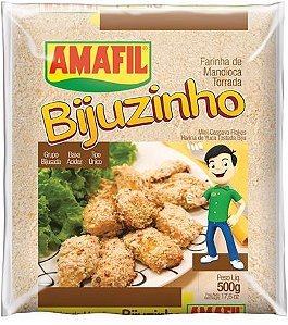 Farinha De Mandioca Amafil Torrada Tipo Bijuzinho - Embalagem 20X500 GR - Preço Unitário R$4,1