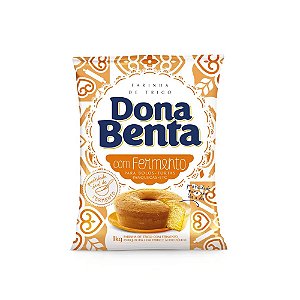 Farinha De Trigo Dona Benta Com Fermento Tipo 1 Embalagem Plastico 1Kg - Embalagem 10X1 KG - Preço Unitário R$5,45