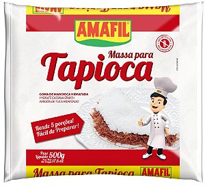 Massa De Tapioca Amafil - Embalagem 21X500 GR - Preço Unitário R$4,01