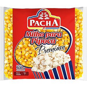 Milho De Pipoca Pacha Premium Sache 500Gr - Embalagem 20X500 GR - Preço Unitário R$3,54