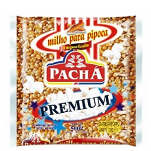 Milho De Pipoca Pacha Tradicional Sache - Embalagem 20X500 GR - Preço Unitário R$3,35