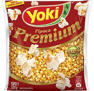 Milho De Pipoca Yoki Premium Sache - Embalagem 24X500 GR - Preço Unitário R$7,08