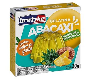 Gelatina em Po Bretzke Abacaxi - Embalagem 36X30 GR - Preço Unitário R$1,39