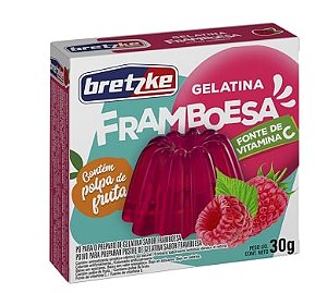 Gelatina em Po Bretzke Framboesa - Embalagem 36X30 GR - Preço Unitário R$1,3