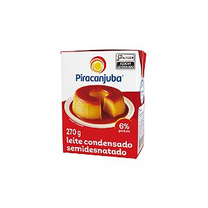 Leite Condensado Tetrapack Piracanjuba 270Gr - Embalagem 27X270 GR - Preço Unitário R$4,67