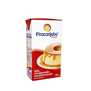 Leite Condensado Tetrapack Piracanjuba - Embalagem 27X395 GR - Preço Unitário R$5,29