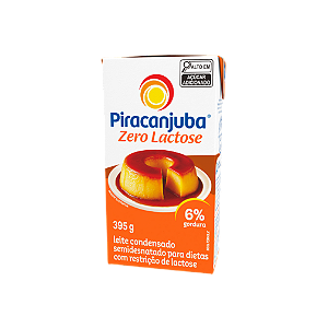 Leite Condensado Piracanjuba Zero Lactose Tetrapack 395Gr - Embalagem 1X395 GR