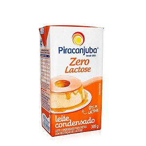 Leite Condensado Tetrapack Piracanjuba - Zero Lactose - Embalagem 1X395 GR