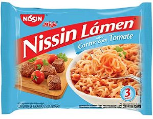 Macarrao Instantaneo Nissin Miojo Carne Com Tomate - Embalagem 50X85 GR - Preço Unitário R$2,45