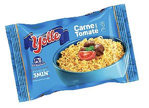 Macarrao Instantaneo Yolle Carne Com Tomate - Embalagem 50X63 GR - Preço Unitário R$0,98