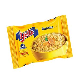 Macarrao Instantaneo Yolle Galinha - Embalagem 50X63 GR - Preço Unitário R$0,97