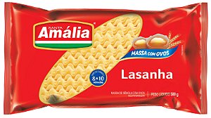 Macarrao Para Lasanha Santa Amalia Ovos - Embalagem 20X500 GR - Preço Unitário R$9,01