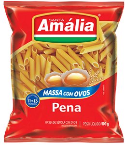 Macarrao Pena Ovos Santa Amalia - Embalagem 20X500 GR - Preço Unitário R$4,15